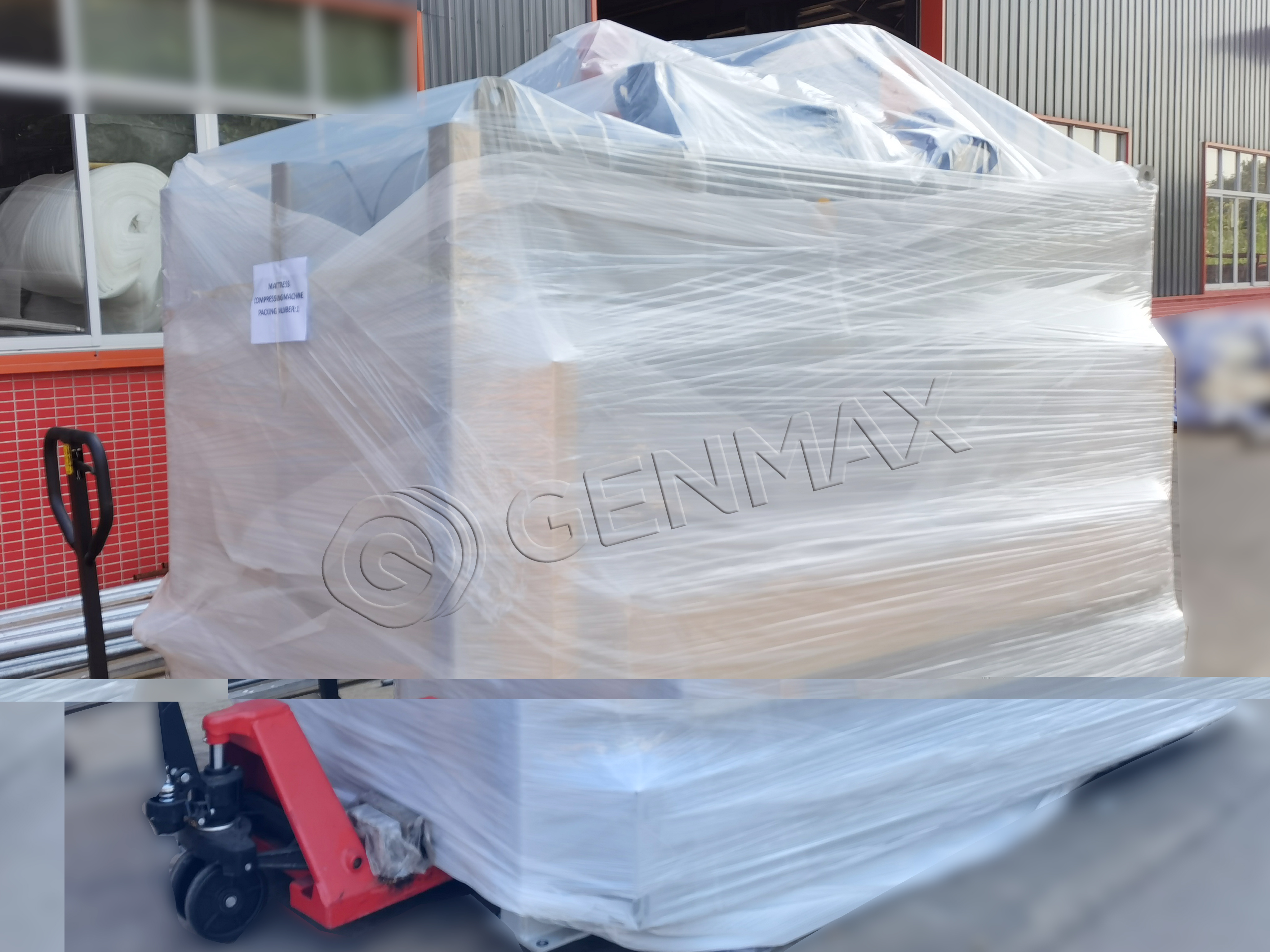 GENMAX-МАТРАСНАЯ УПАКОВОЧНАЯ МАШИНА1