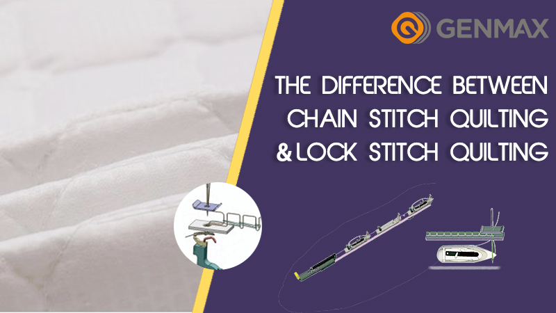 Разница между выстегиванием цепным стежком и выстегиванием замковым стежком